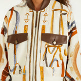 Bomber equestrian scarf