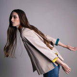 Nude nappa jacket