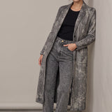Abrigo vintage gris