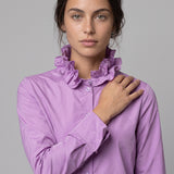 Camisa pierrot tecno mauve