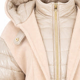 Abrigo Flecos woven Chantilly