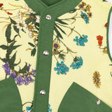 Josephine Green Floral Vest