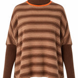 Joanna Sweater brw/coffee/orange
