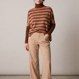Joanna Sweater brw/coffee/orange