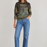 Jersey verde paisley