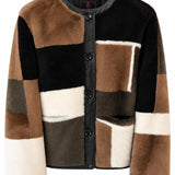 Chaqueta cordero  Patchwork